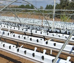 PVC 110 Close Type Mapal Strawberries Soilless Trough PVC 110 Close Type Mapal Strawberries Soilless Trough